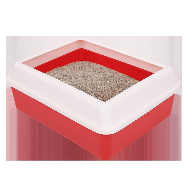 Bandeja Higiénica Arenero Gatos Roja