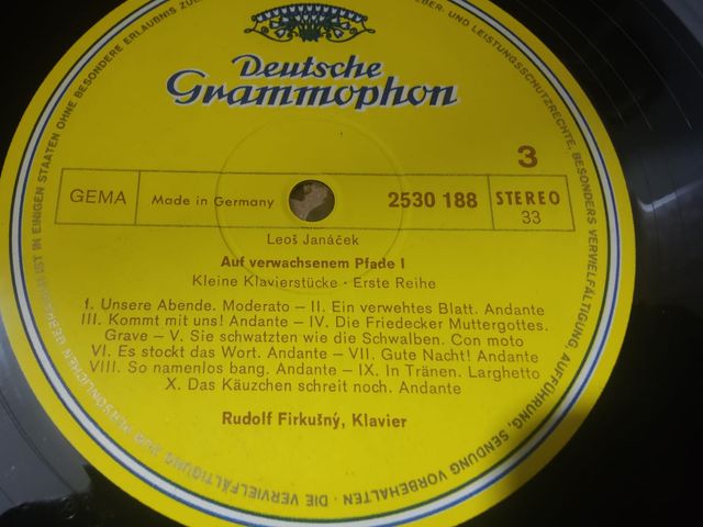 Vinilo Deutsche Grammophon Leoš Janáček