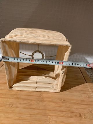 Tulipa de lámpara beige