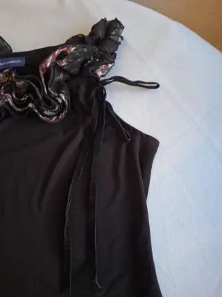 Top Adolfo Dominguez Negro