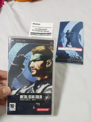 Metal Gear Solid Portable Ops Plus PSP Spagnolo