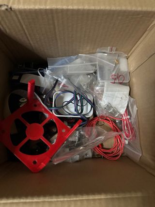 Impresora 3D Anet Negra y Roja