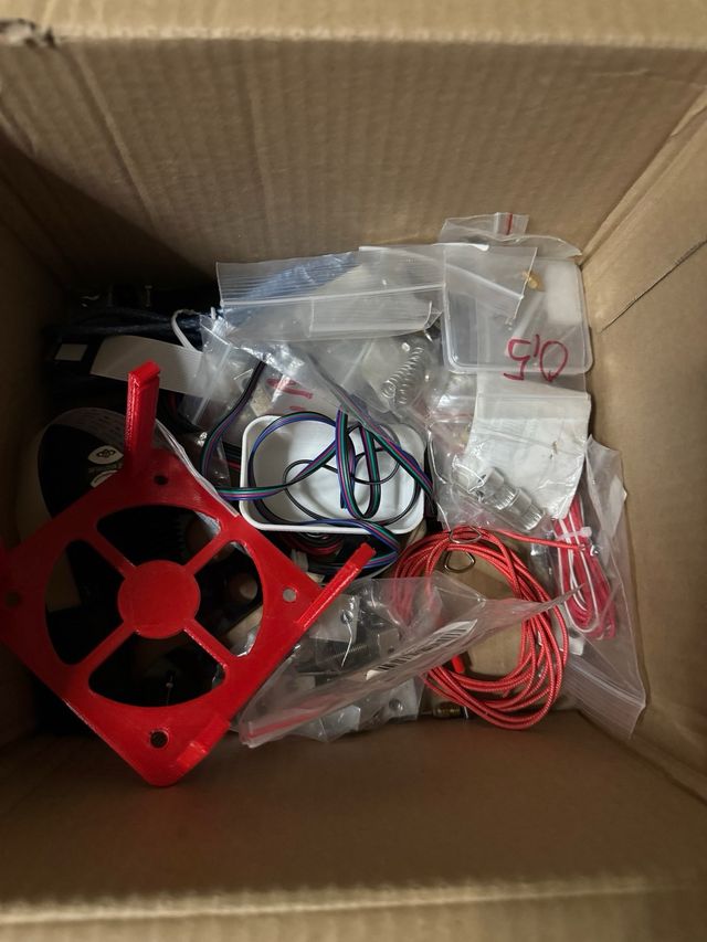 Impresora 3D Anet Negra y Roja