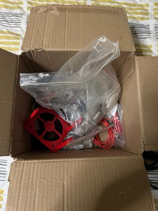 Impresora 3D Anet Negra y Roja