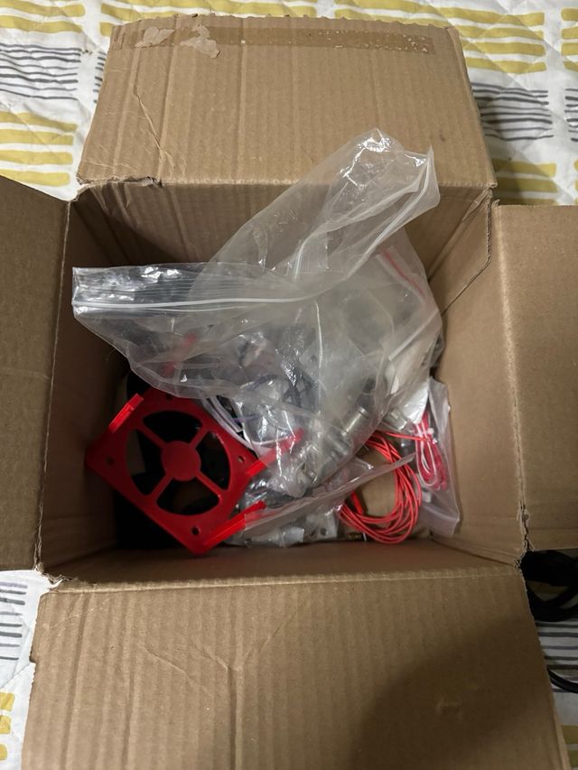 Impresora 3D Anet Negra y Roja