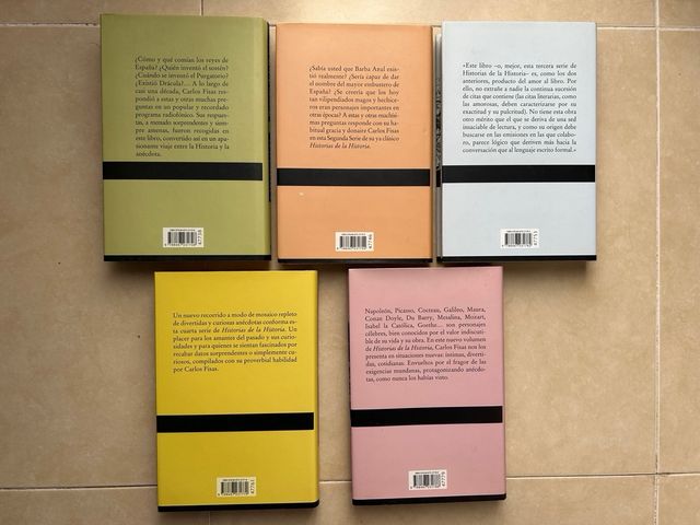 Libros Historias de la Historia