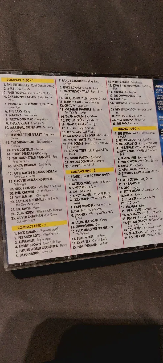 CD Los 100 Éxitos de los 80