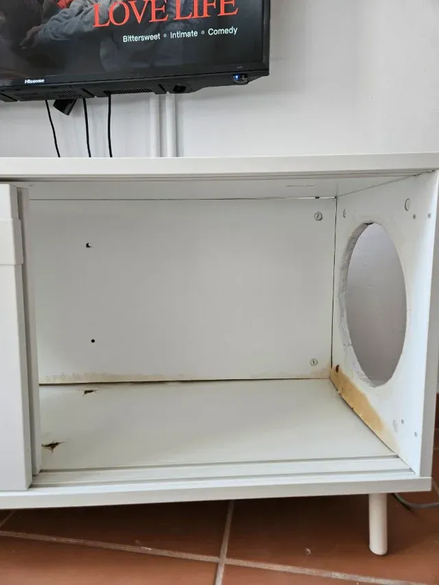 Banco di stoccaggio IKEA Mackapar con porte scorrevoli