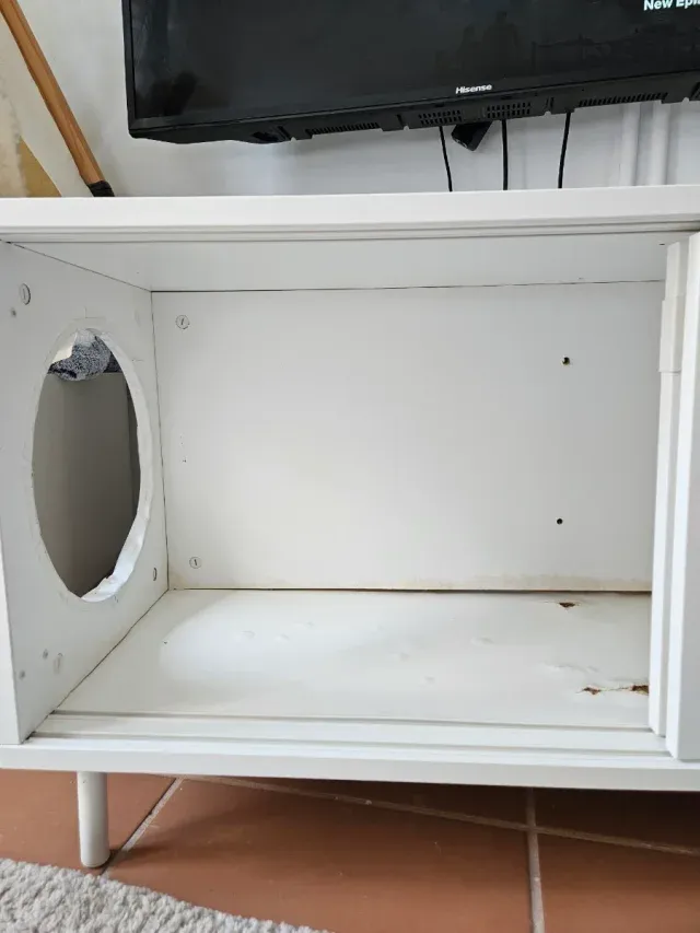 Banco di stoccaggio IKEA Mackapar con porte scorrevoli