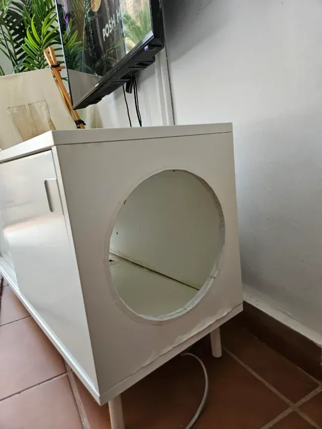 Banco di stoccaggio IKEA Mackapar con porte scorrevoli