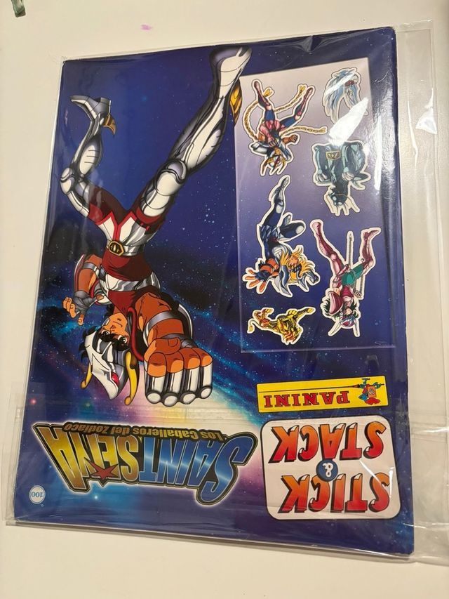 Álbum Saint Seiya Panini Stick & Stack