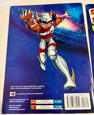 Álbum Saint Seiya Panini Stick & Stack