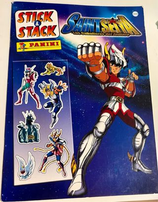 Álbum Saint Seiya Panini Stick & Stack