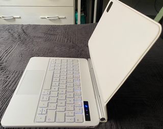 Teclado magnético para iPad Blanco