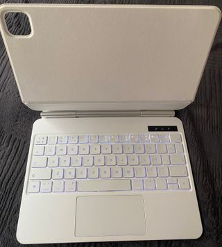 Teclado magnético para iPad Blanco