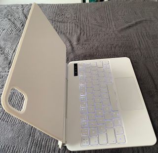 Teclado magnético para iPad Blanco