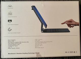 Teclado magnético para iPad Blanco