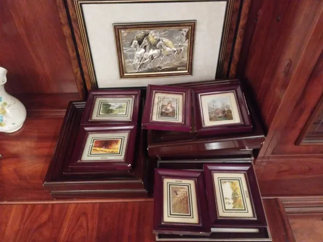 Conjunto de cuadros decorativos antiguos