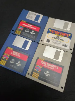 Lote 4 Juegos Floppy Disk