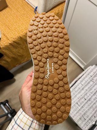 Zapatilla Pepe Jeans Mujer Beige/Blanco Nuevas