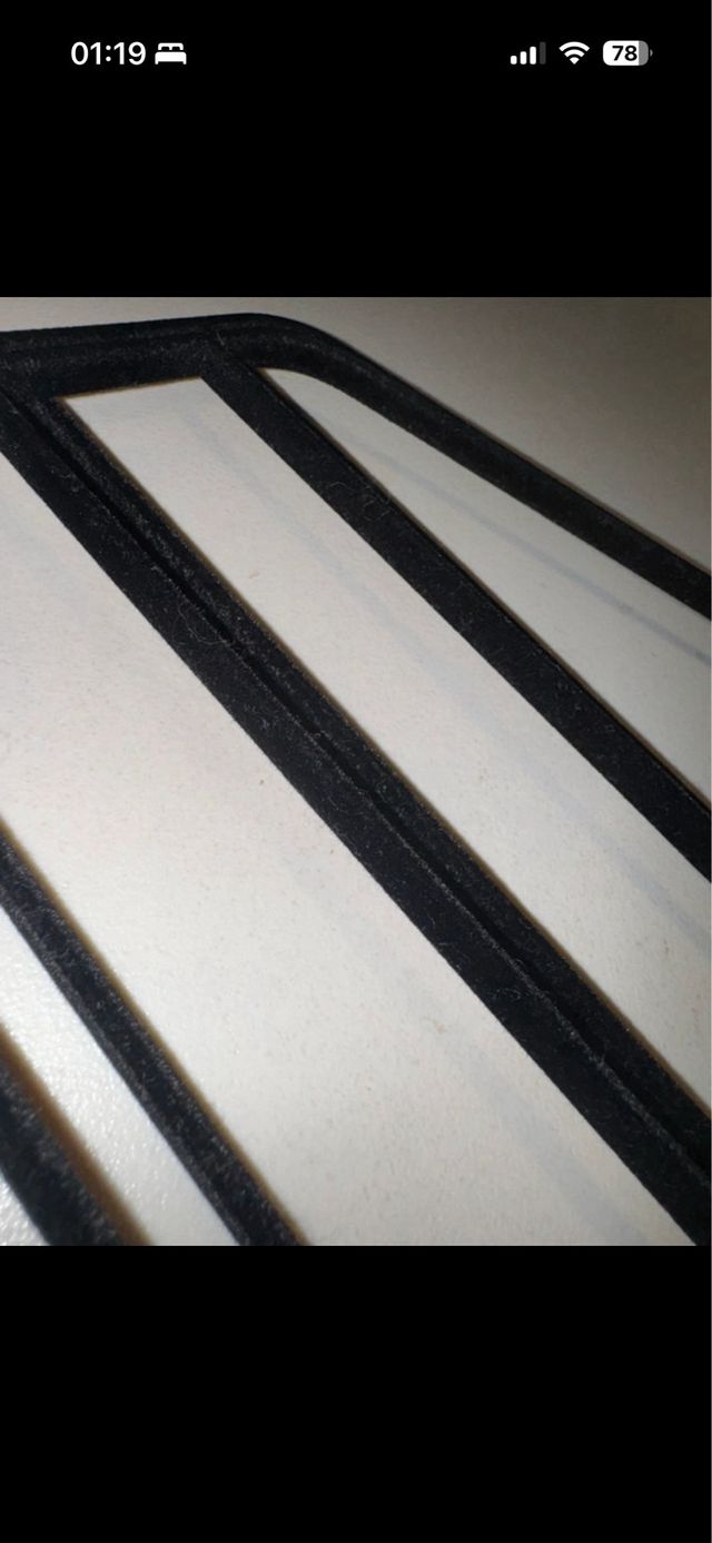 2 grucce appendiabiti in velluto nero