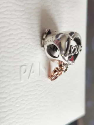 Charm Corazón Mamá Amor Lazo Minnie Mouse Disney