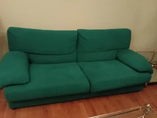 Sofá 3 plazas + Sofá 2 plazas verde