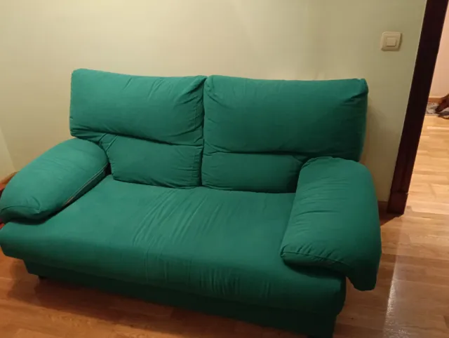 Sofá 3 plazas + Sofá 2 plazas verde