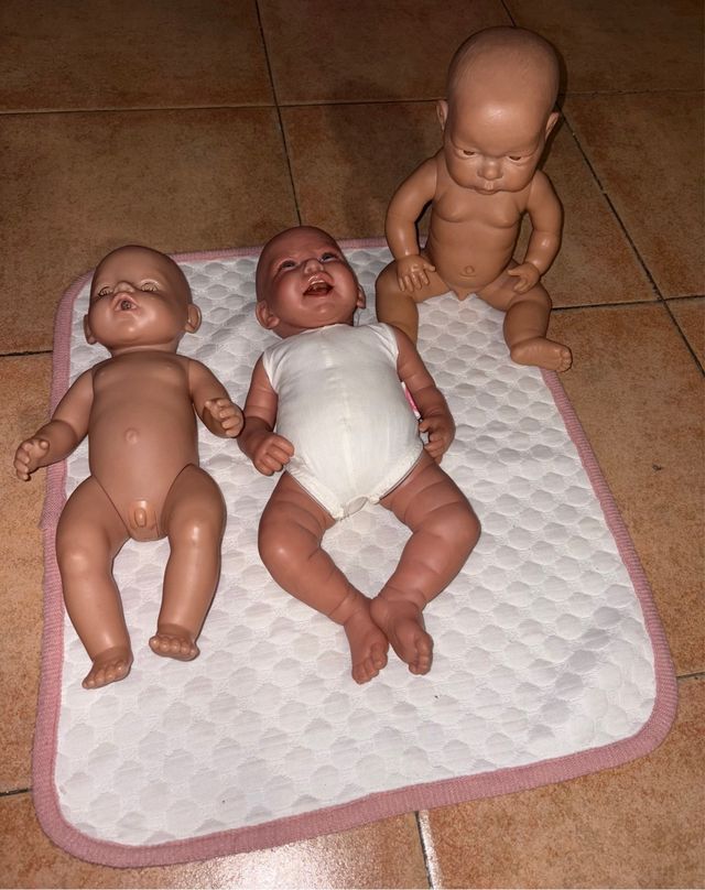 Lote de 5 muñecas bebé