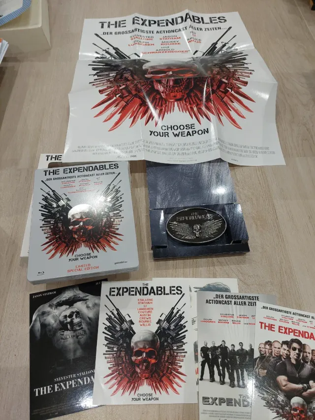 Steelbook Los Mercenarios Blu-ray Alemania