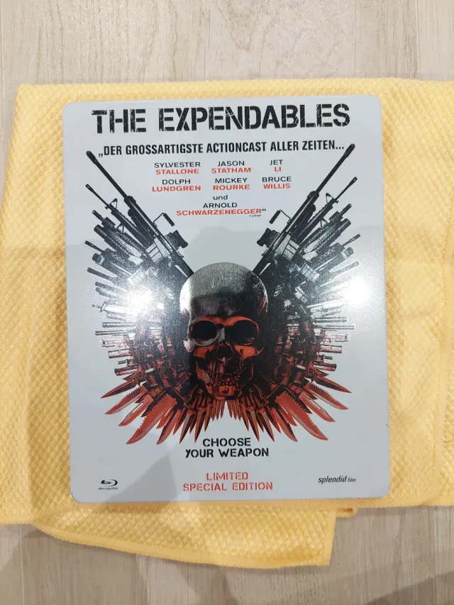 Steelbook Los Mercenarios Blu-ray Alemania