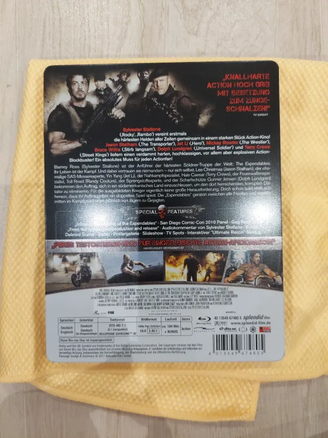 Steelbook Los Mercenarios Blu-ray Alemania