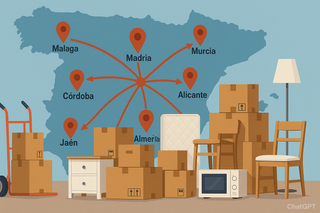 Portes y Mudanzas Baratos en Málaga