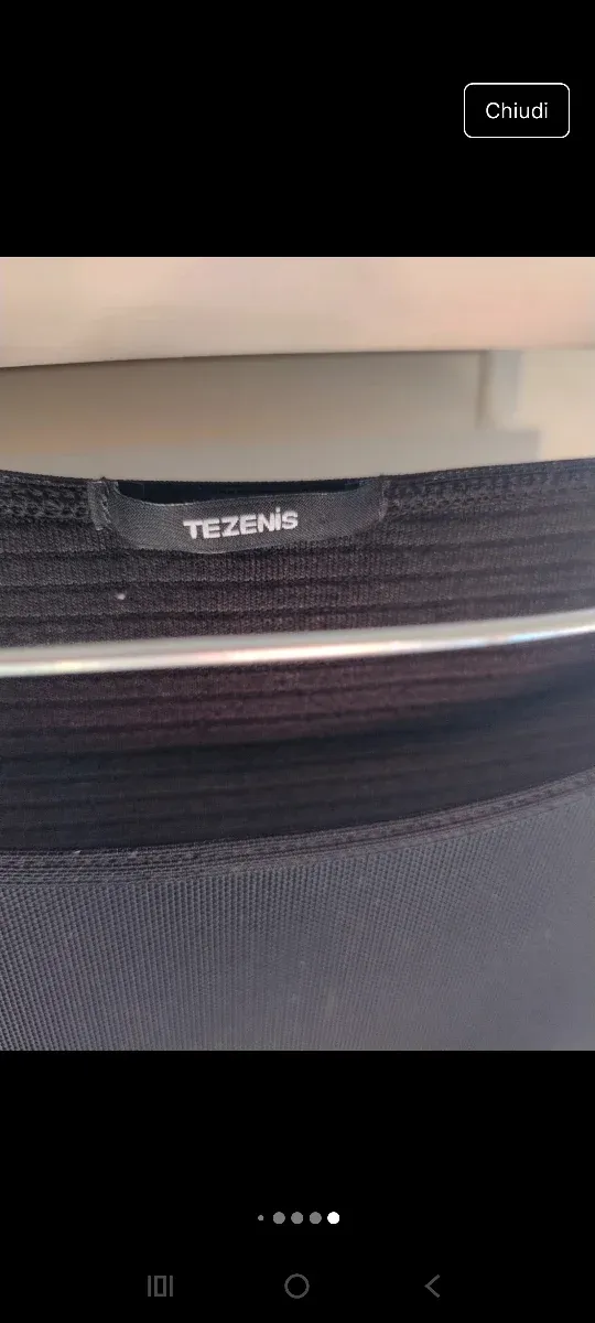 Vestito corto nero Tezenis