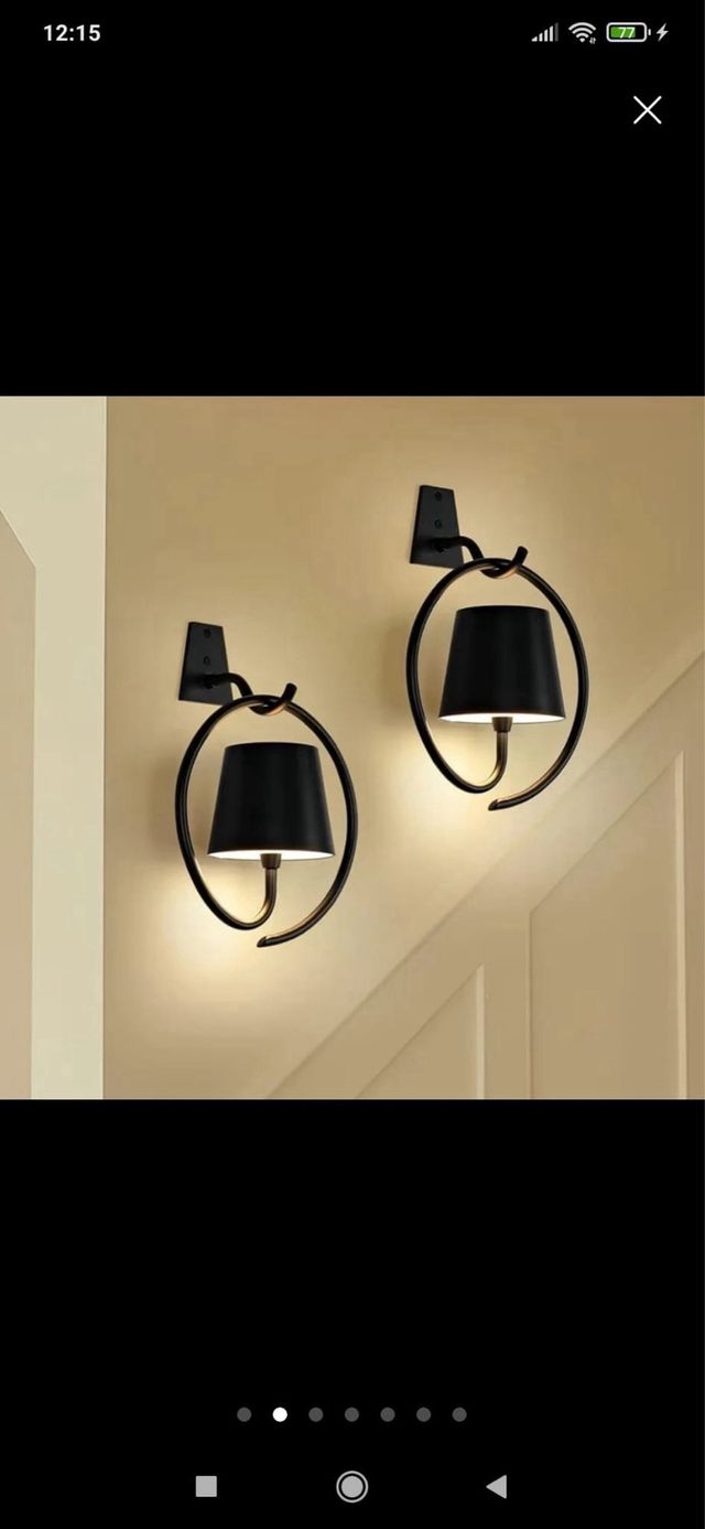 Lámpara pared recargable inalámbrica