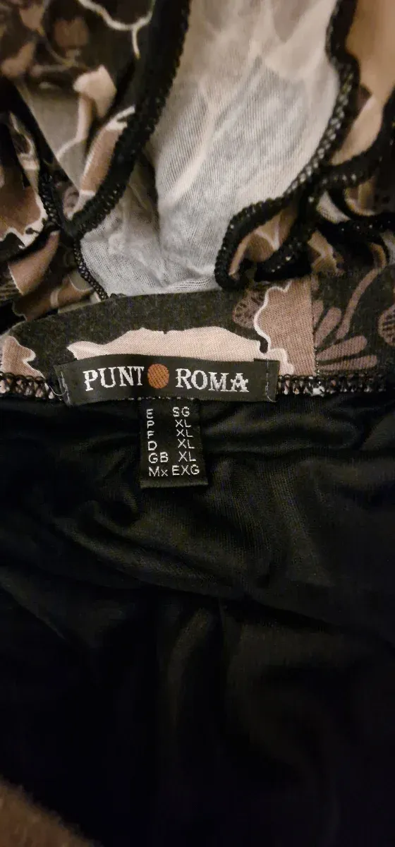 Falda larga estampada floral