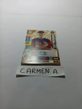 Cromo Autógrafo Custom Lamine Yamal