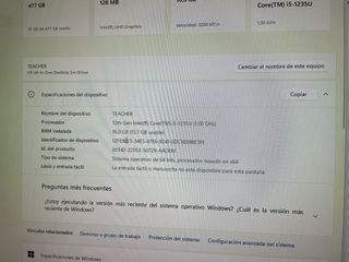 HP All-in-One 24-CB1007NS Plata/Blanco