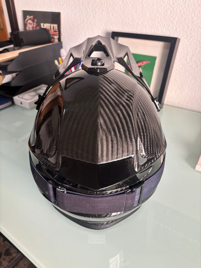 Casco Motocross Fibra Carbono