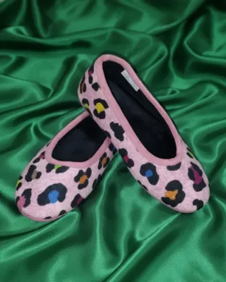 Pantuflas Mujer Talla 38 Estampado Leopardo España