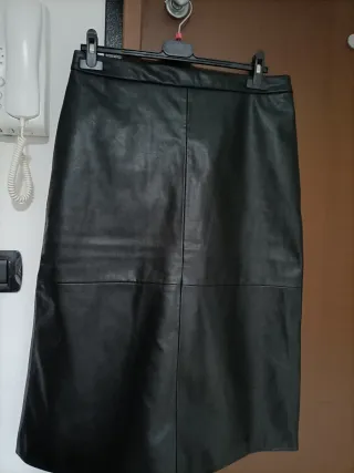 Gonna H&M ecopelle midi