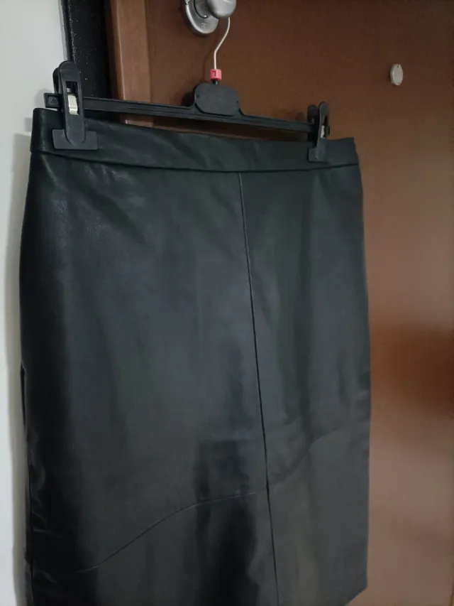 Gonna H&M ecopelle midi