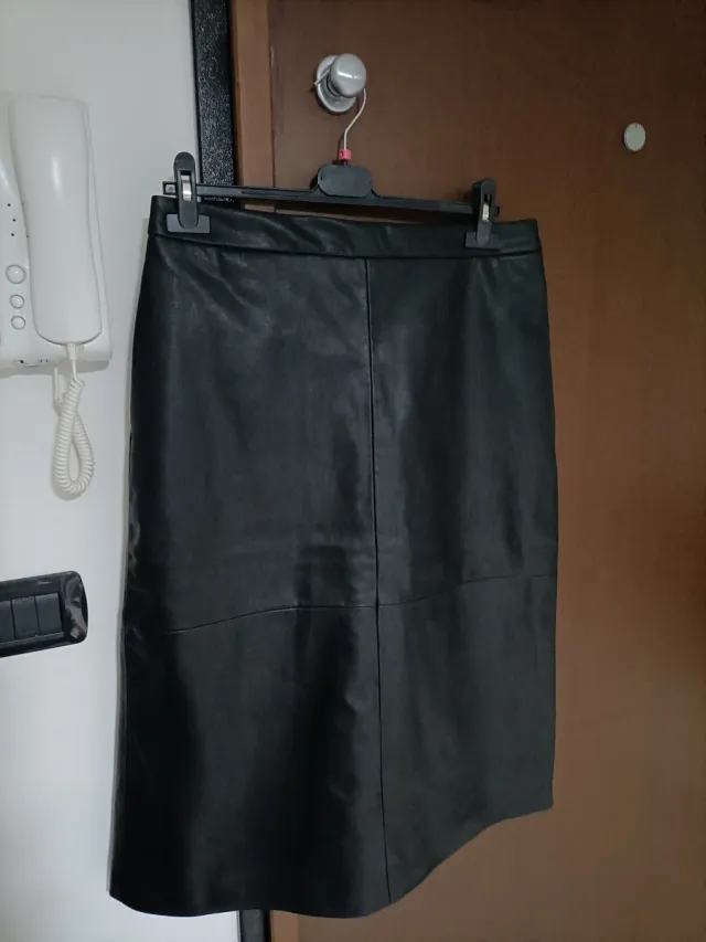 Gonna H&M ecopelle midi