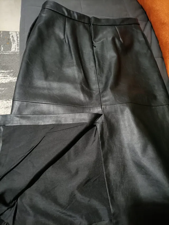 Gonna H&M ecopelle midi