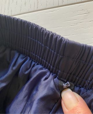 Pantaloni sportivi impermeabili blu taglia 164 cm