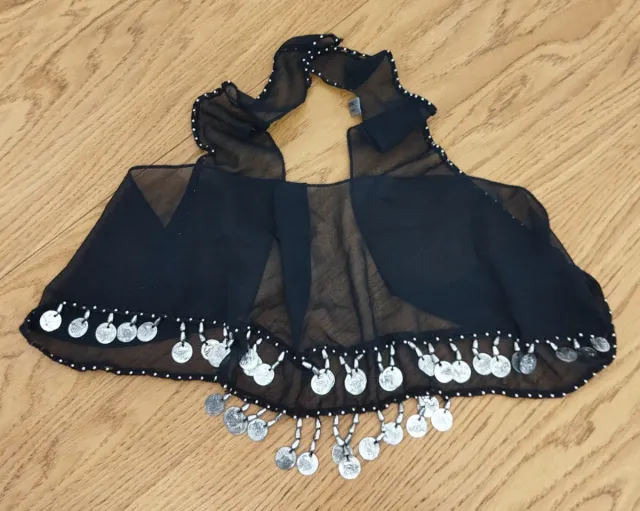 Pañuelo danza árabe con monedas