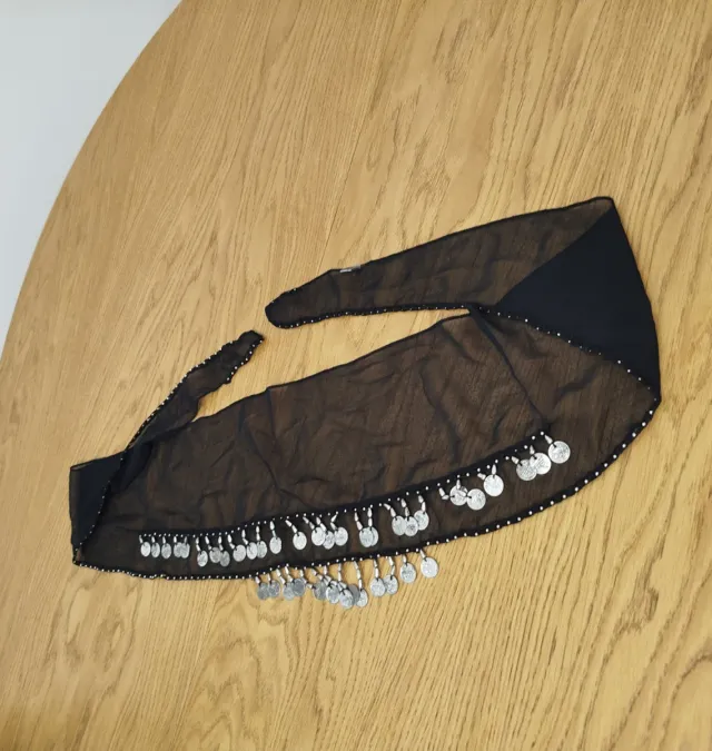 Pañuelo danza árabe con monedas