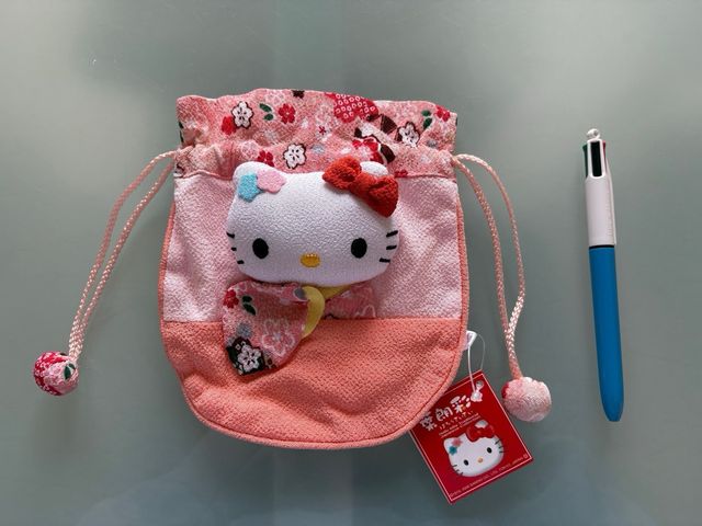 Bolsa saquito Hello Kitty kimono japonés Japón