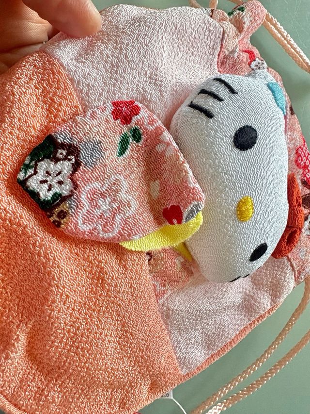 Bolsa saquito Hello Kitty kimono japonés Japón
