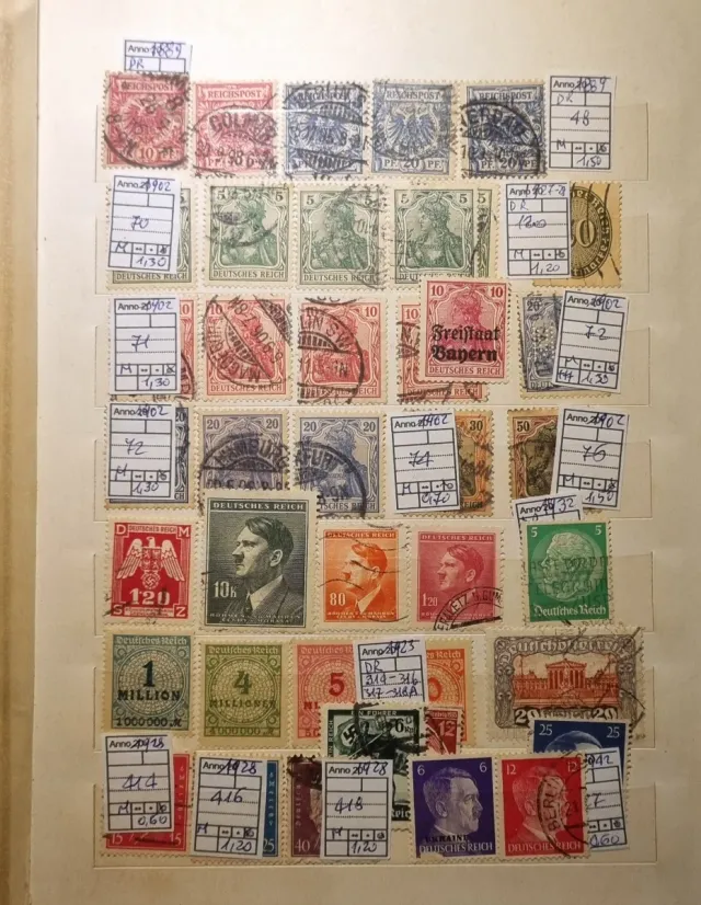 Album francobolli Svizzera,Germania,Cecoslovacchia